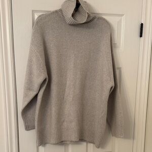 Zara Gray Turtleneck Sweater